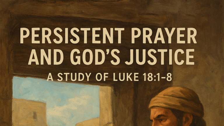 Persistent Prayer and God’s Justice: A Study of Luke 18:1–8